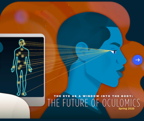 Vision Health Report on tablet